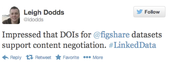 screenshot of tweet by Leigh Dodds
